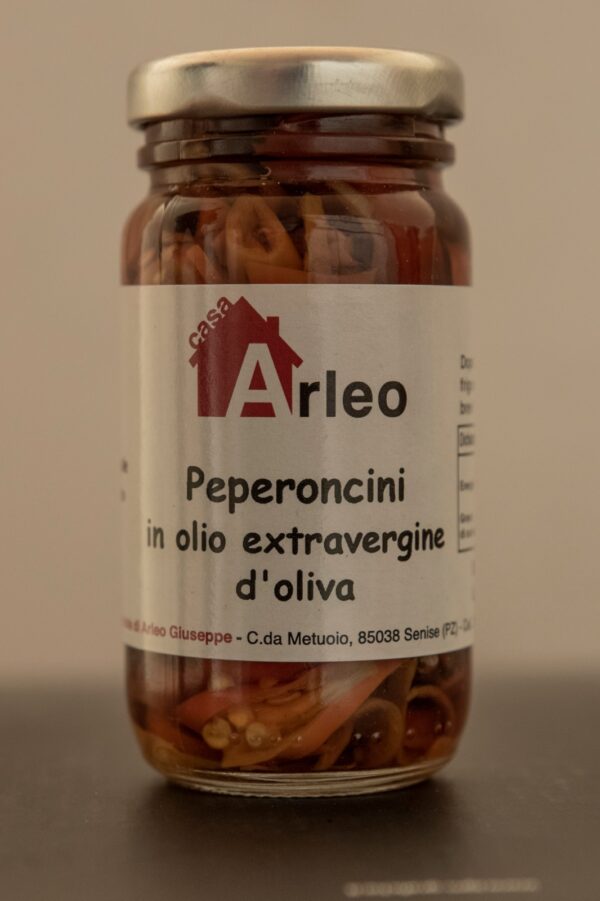 Peperoncini in olio extravergine di oliva